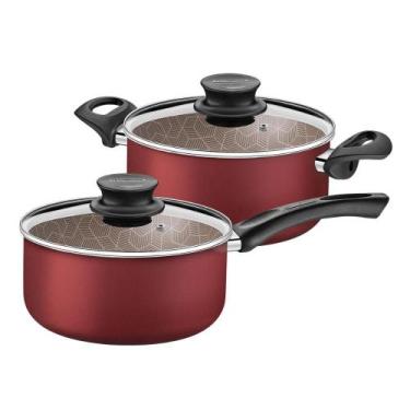 Imagem de Jogo de Panelas Paris 2 Peças Alumínio Antiaderente PATV2 e PATV4 - Tr