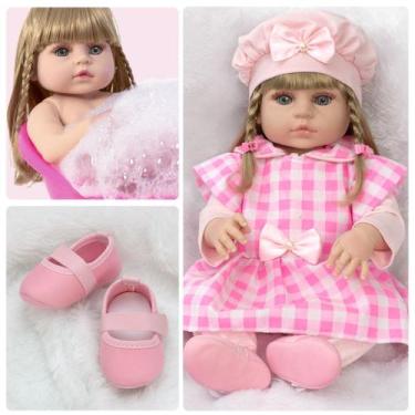 Imagem de Bebe Reborn Menina Grande Barbie Princesa Silicone Com Itens - Cegonha