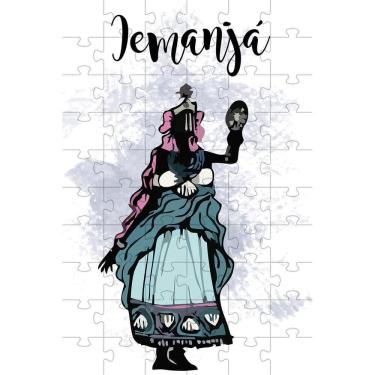 Imagem de Quebra-Cabeça Orixas Iemanjá De 300 Peças Em Mdf