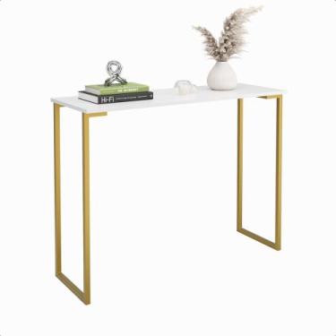 Imagem de Buffet Aparador Cantinho do café Dalia c/ pés em aço Dourado - Casa Do