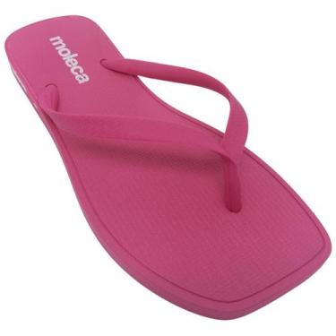 Imagem de Chinelo Moleca Feminino com Logo Lateral, Pink, 37