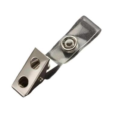 Imagem de Clipes De Cordão Anti-Perda Para Crachá De Identificação E Porta-Cartõ