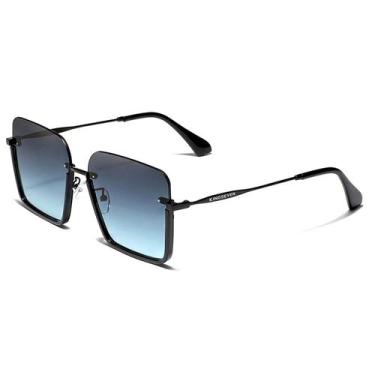 Imagem de Óculos de Sol Feminino Genuine Lente Gradiente Proteção uv400 Moda Cas