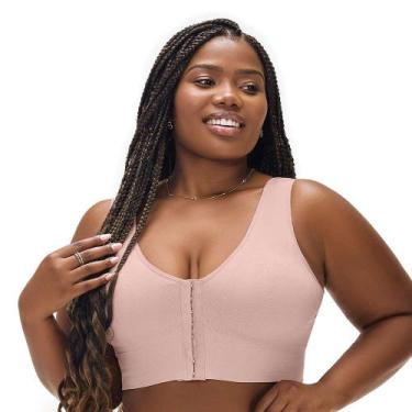 Imagem de Sutiã Fecho Frontal com Bojo Removível sem Costura Blush Zee Rucci - B