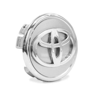 Imagem de Calotinha Meio Centro Toyota Etios Corolla Prata - DCAPS