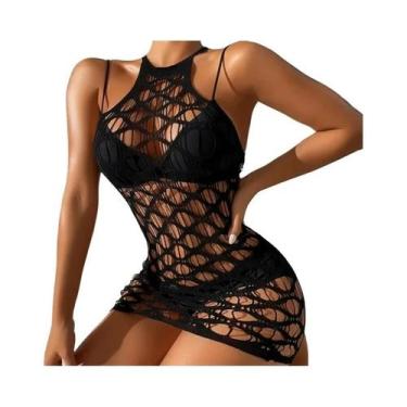 Imagem de Sexy oco fora arrastão vestido, Cobrir, Biquíni, Férias de verão, DS01