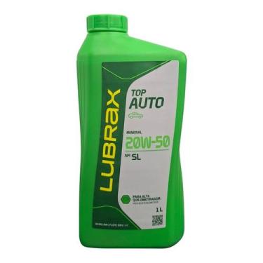 Imagem de Óleo de Motor Lubrax Top Auto 20W50 API SL 1L Óleo Mineral para Carros