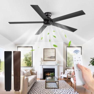 Imagem de Ventilador de Teto Fanbulous 60" Embutido Preto 6 Velocidades DC