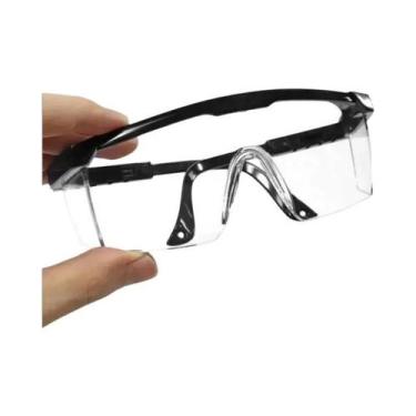 Imagem de Óculos De Proteção Transparentes Com Alça Ajustável, Antiembaçante, Bl