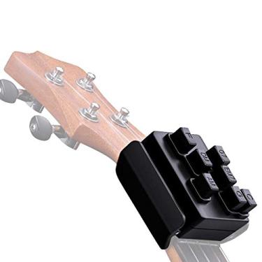 Imagem de Treinador de acordes de ukulele universal de 23-26 polegadas Ferramenta de aprendizado assistido de acordes de ukele Ferramenta de prática de acordes de ukelele 7 acordes para iniciantes de ukulele