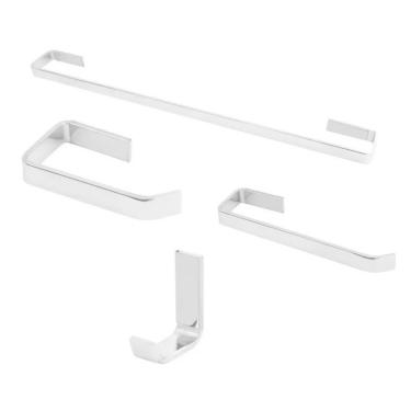 Imagem de Kit Acessórios Para Banheiro Athena Sem Saboneteira