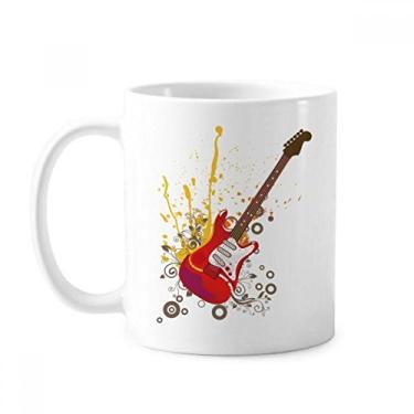 Imagem de Caneca de cerâmica para guitarra elétrica, jazz, música, cultura, cerâmica, xícara de café e porcelana