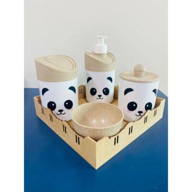 Imagem de Kit Higiene Panda I c/bandeja quadrada