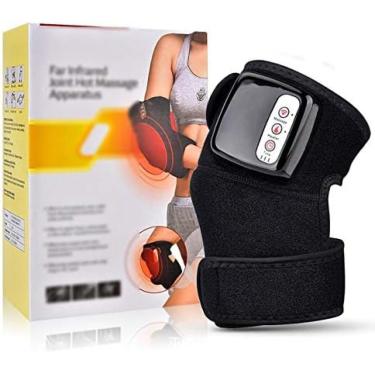 Imagem de Joelheiras Aquecidas Sem Fio, Massageador Vibratório, Joelheiras Aquecidas Para Alívio Da Dor - Envoltório De Joelheira De Aquecimento - Recuperação De Lesões De Artrite - Alimentado Por Carregado