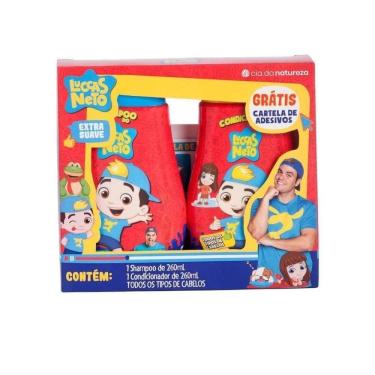 Imagem de Luccas Neto Todos Os Tipos Shampoo + Condicionador 300ml + Adesivo