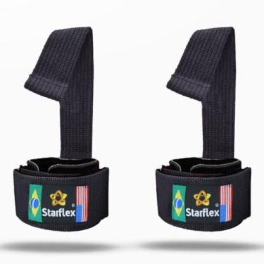 Imagem de Strap Reforçado Munhequeira Neoprene Levantamento de peso - Ajustavel confortável - Resistente