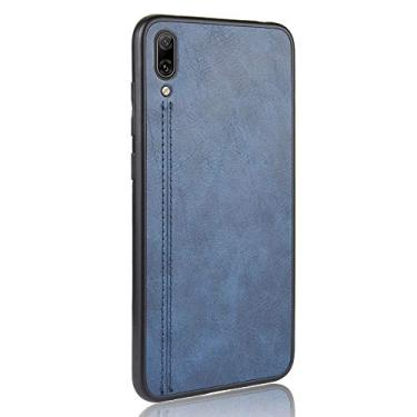 Imagem de Capa para celular Huawei Enjoy 9 Capa protetora robusta 360° Capa de couro suave para Huawei Enjoy 9