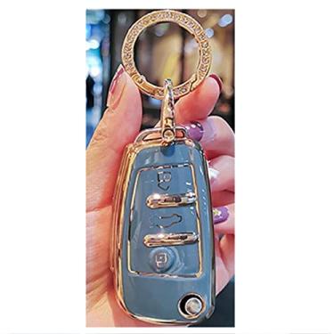 Imagem de Capa De Chave Dobrável Para Carro Em TPU, Apto Para Buick Excelle Encore Enclave Regal Insignia Lacrosse Verano