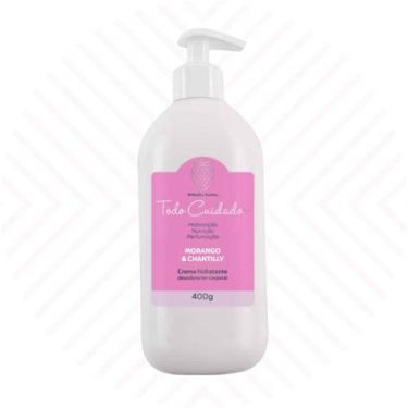 Imagem de Creme Hidratante Corporal Morango e Chantilly Todo Cuidado Mais Abelha