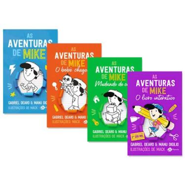 Imagem de Kit As Aventuras de Mike (Vol. 1, 2, 3) + O Livro Interativo - Exclusi