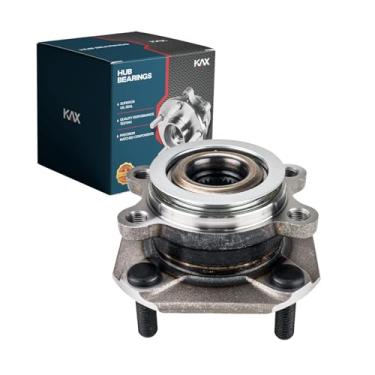 Imagem de KAX 513299 Conjunto de cubo e rolamento da roda dianteira compatível com Sentra Base/SL/S 2007 2008 2009 2010 2011 2012, 4 pinos