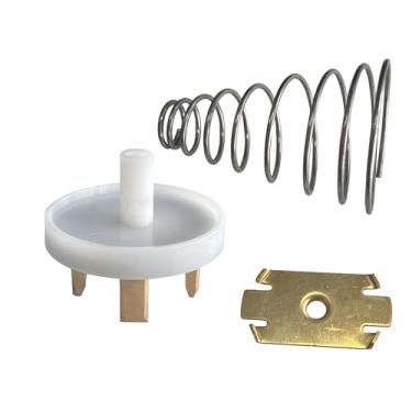 Imagem de iFJF Kit de reparo de montagem de válvula de retenção 905-052 765 adequado para disjuntores de vácuo de pressão de 2.5 cm-1-1/10.2 cm, inclui mola, retentor e suporte, 3 peças