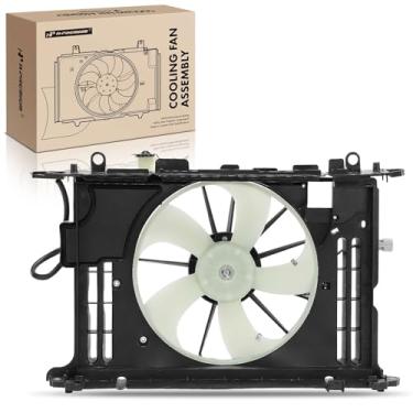 Imagem de A-Premium Conjunto de ventilador de resfriamento do radiador do motor compatível com modelos selecionados Toyota - Corolla 2014-2019 L4 1.8L - Substituição # 163630T020, 167110T131