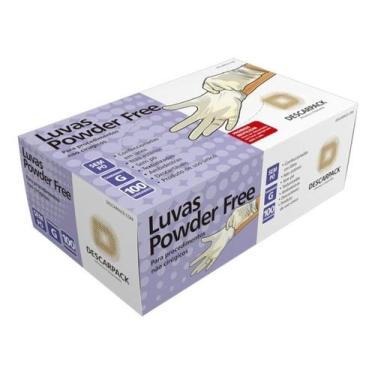 Imagem de Luva Proc Não Cirurg - Sem Pó - Descarpack - 100 Unidades