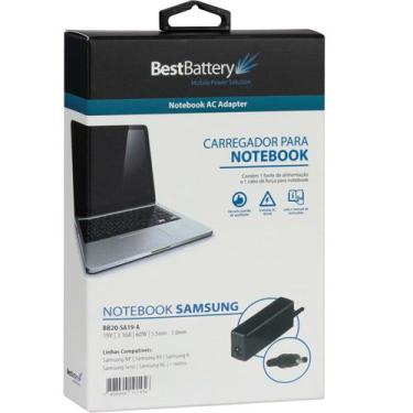 Imagem de Fonte Carregador para Notebook Samsung N370E4K - BestBattery, 60 Watts