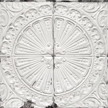 Imagem de Livelynine 44,5 x 701 cm Papel de parede rústico de estanho descascar e colar azulejo olhar branco vintage envelhecido papel de parede de contato impermeável papel de contato amigável ao locatário