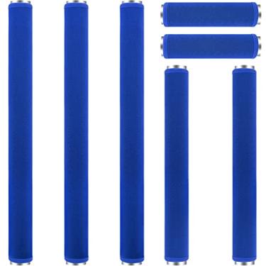 Imagem de ZAWAGIIK 7 peças de tampa de maçaneta de porta de geladeira lavável utensílios de cozinha alças de decoração de geladeira forno microondas lava-louças protetor antiderrapante, mantenha fora de impressões digitais manchas de alimentos