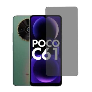 Imagem de Pelicula Privacidade Vidro 3D Compatível Com Xiaomi Poco C61 - Db