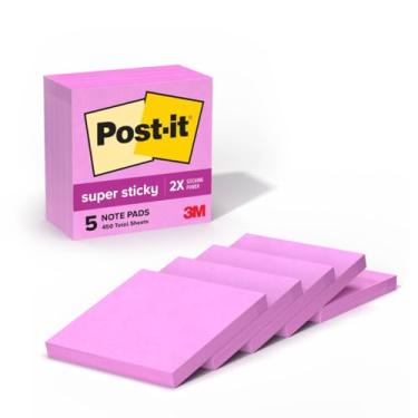 Imagem de Post-it Bloco de notas super adesivas de 7,6 x 7,6 cm