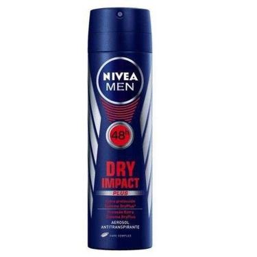 Imagem de Desodorante Nivea Dry Impact Masculino Aerosol 92g com 2 Unidades