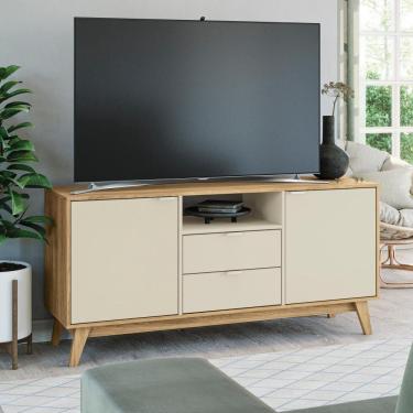 Imagem de Rack Para Tv Kappesberg 2 Portas 2 Gavetas Itapuã/argila