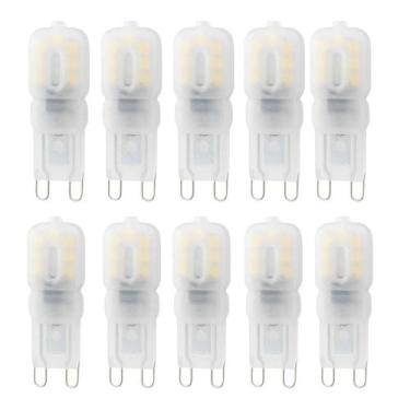 Imagem de 10 Lâmpada Led G9 2w 2700k 180lm Branco Quente Save Energy 