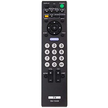 Imagem de ALLIMITY Controle remoto de substituição RM-YD028 compatível com Sony 4K OLED HDTV KDL-52S5100 KDL32L5000 KDL40V5100 KDL26L5000 KDL46S5100 KDL32XBR9