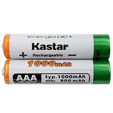 Imagem de Kastar Duas baterias Ni-MH 1,2V 1000mAh de substituição para Sennheiser RS120 RS-120 RS130 RS-130 RS160 RS-160 RS170 RS-170 RS180 RS-180 RS195 RS-195 PXC 250-II PXC XC 350 Fones de ouvido PXC 450 HDR