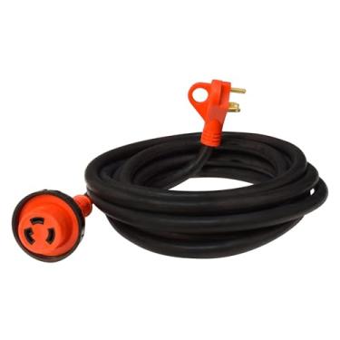 Imagem de Valterra - Cabo de alimentação removível A10-3025ED Mighty Cord RV 30 Amp, cabo de 50 metros para RV, vermelho