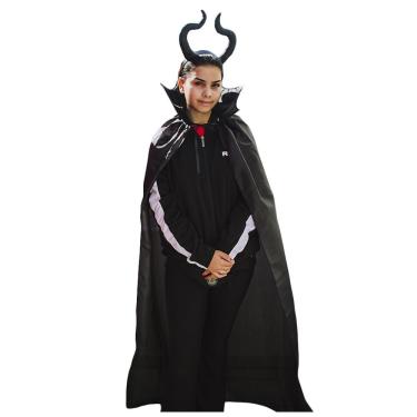 Imagem de Kit Fantasia Malévola Adulto Com Capa E Tiara