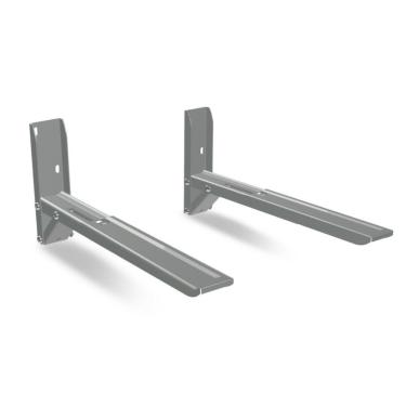Imagem de Suporte Para Forno Micro-ondas Com Braço Ajustável Brasforma Sbr 3.7 Prata