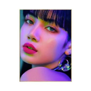 Imagem de Lisa Blackpink Kpop Adesivo De Parede Decoração Vintage Para Sala De E