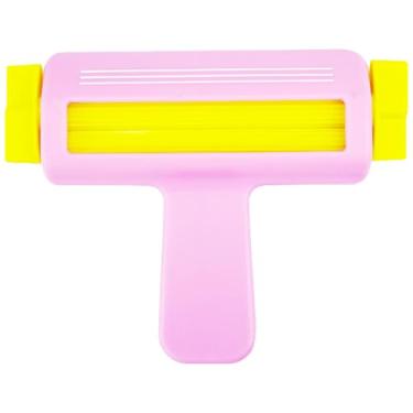 Imagem de Crimpador de papel, 17 x 13,5 x 2,5 cm, crimpador de saco de plástico leve portátil para artesanato faça você mesmo cartolina e decoração de scrapbooking