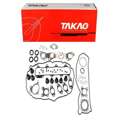 Imagem de Junta Superior S/ Cabeçote C/ Retentores (Jg) Frontier 2.5 16V 2012 A 2018 - Takao Jsscrd24D