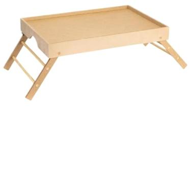 Imagem de Bandeja Mesa Café Da Manhã MDF Com Pé Dobrável Para Cama