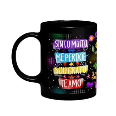 Imagem de JPS INFO, Caneca Prote??o - Sinto muito - Sou grato - Te amo - Preta