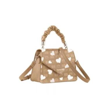Imagem de Bolsa Mini Baú Betty Boop Bege E Branca - Semax