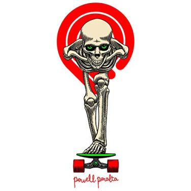 Imagem de Adesivo de skate Powell-Peralta com esqueleto de 9,45 cm x 3,17 cm