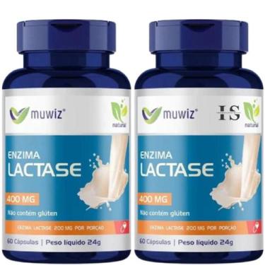 Imagem de Kit 2 Unidades Enzima Lactase 120 Cápsulas 500mg - Muwiz