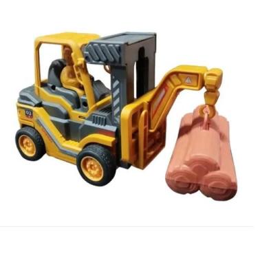 Imagem de Mini Escavadeira Empilhadeira Brinquedo Interativo com fricção - Empil